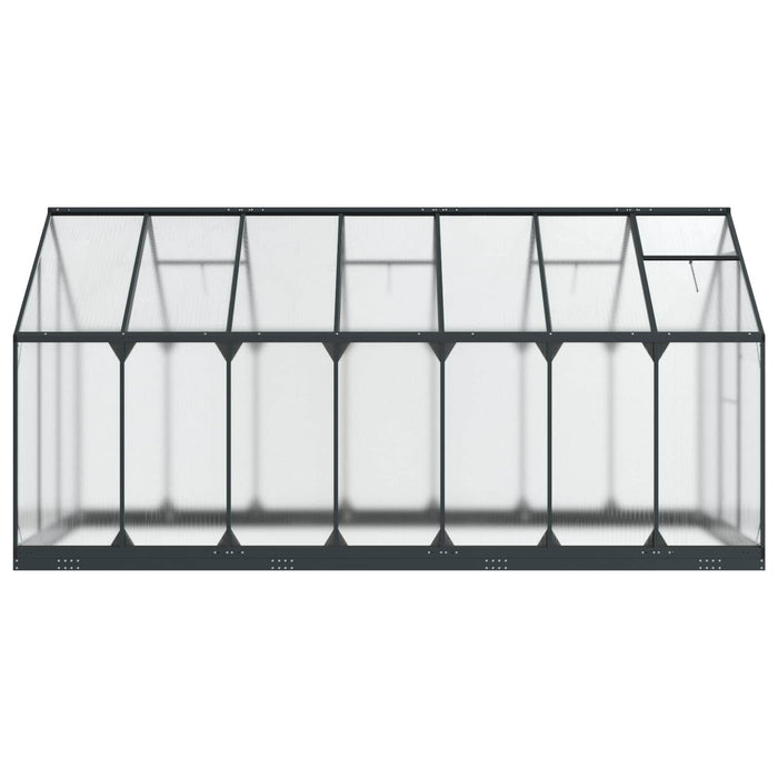Seră de grădină cu ușă Antracit 183,5 x 423,5 x 207 cm - WALTI WALTI