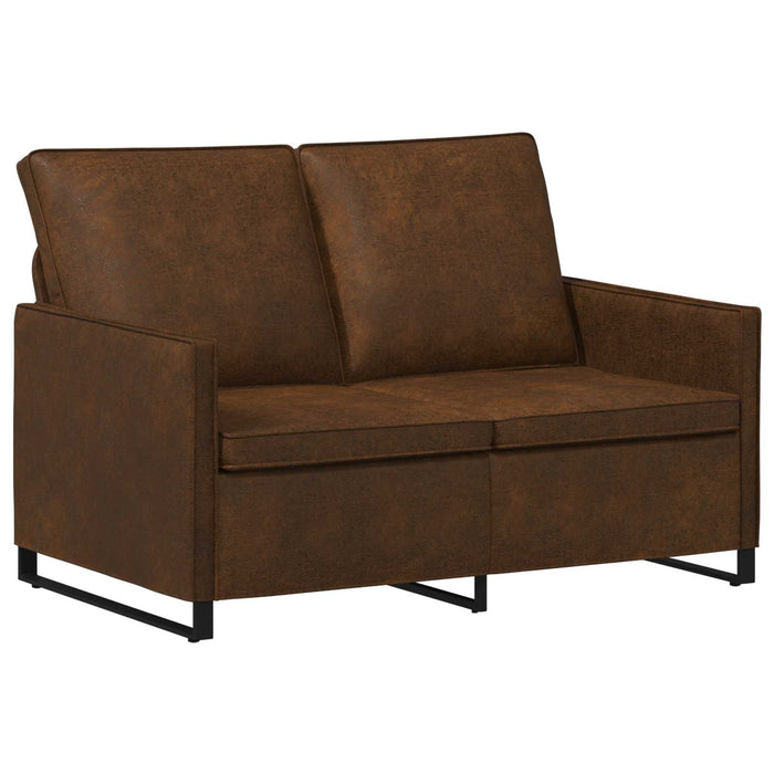 Set de canapea 2 pcs Maro Material din microfibră WALTI