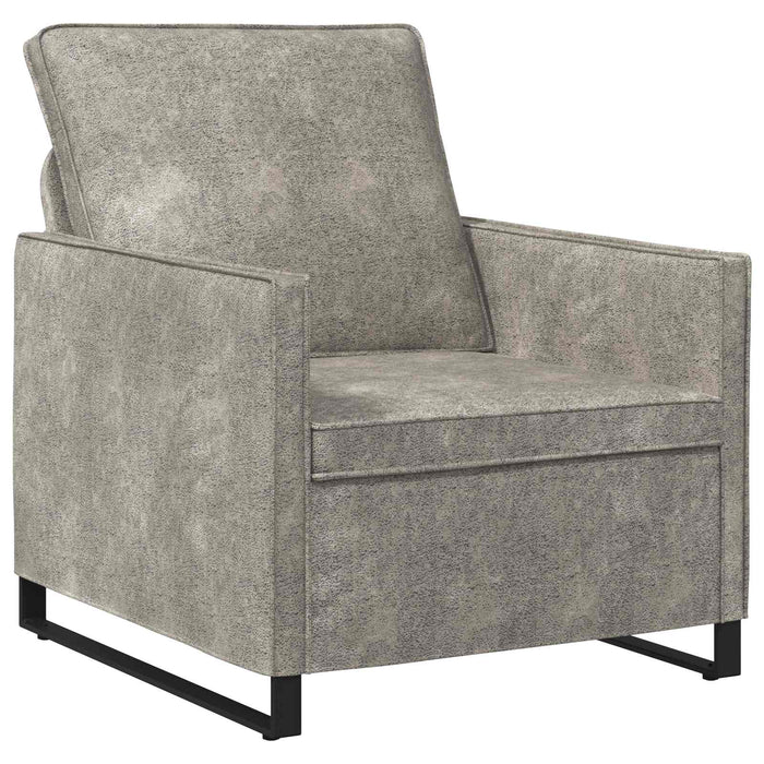 Set de canapea 2 pcs Gri deschis Material din microfibră WALTI