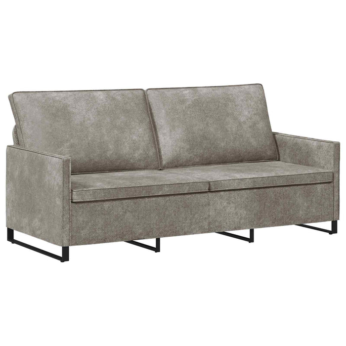 Set de canapea 2 pcs Gri deschis Material din microfibră WALTI
