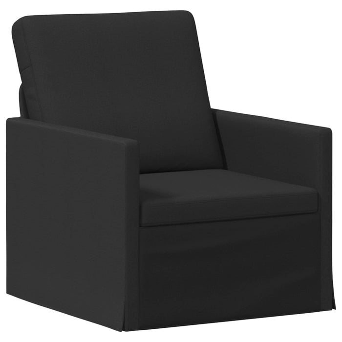 Set de canapea 2 pcs Negru Țesătură WALTI
