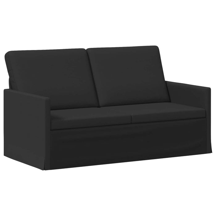 Set de canapea 2 pcs Negru Țesătură WALTI