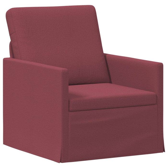 Set de canapea 2 pcs Roșu Vin Țesătură WALTI