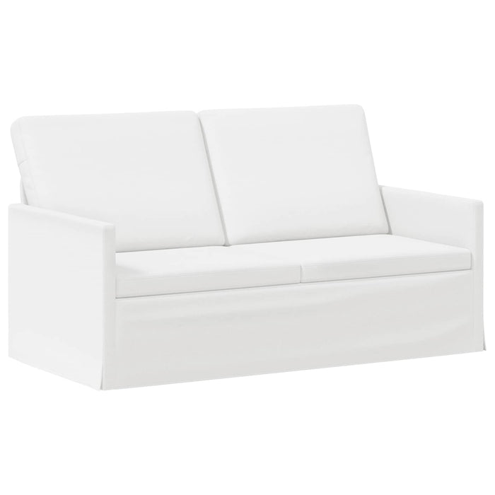 Set de canapea 2 pcs Alb Țesătură WALTI