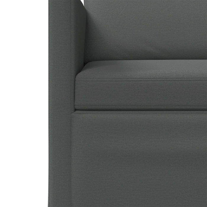 Set de canapea 2 pcs Gri închis Țesătură WALTI