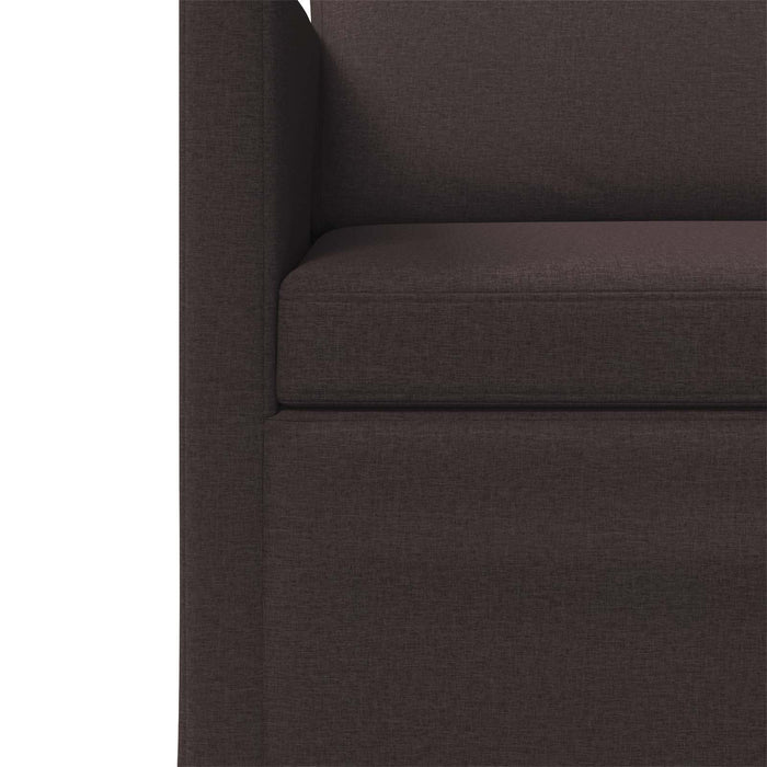 Set de canapea 2 pcs Maro închis Țesătură WALTI