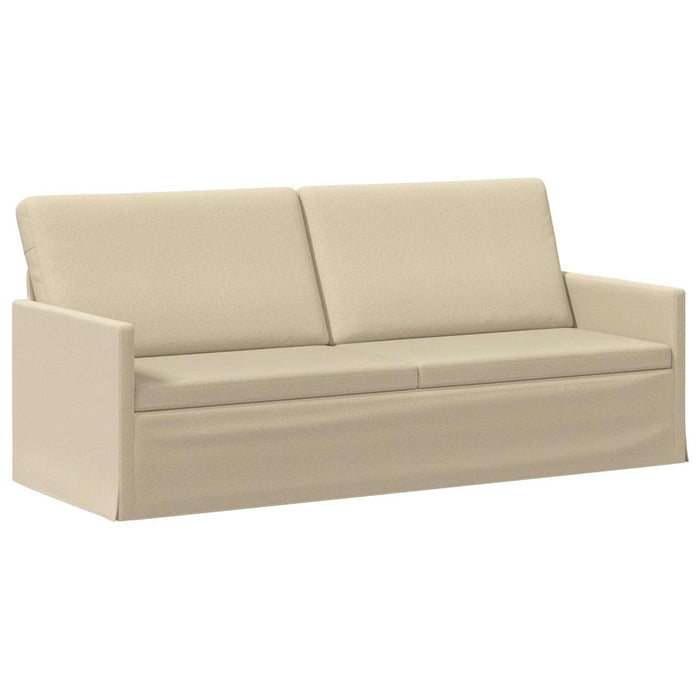 Set de canapea 2 pcs Crem Țesătură WALTI