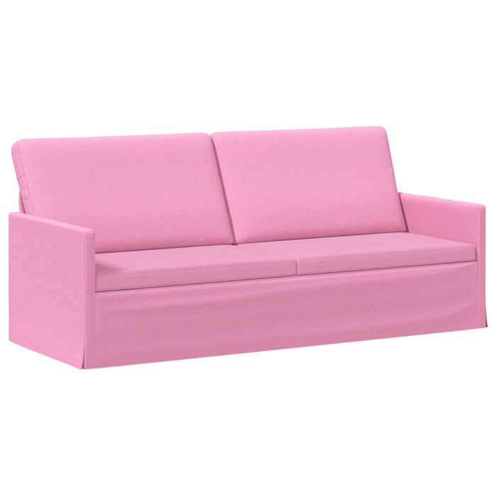 Set de canapea 2 pcs Roz Țesătură WALTI