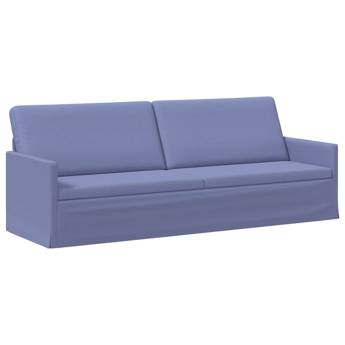 Set de canapea 2 pcs Albastru Jeans Țesătură WALTI