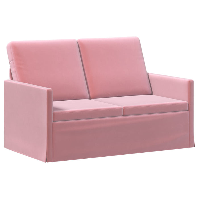 Set de canapea 2 pcs Roz Catifea WALTI