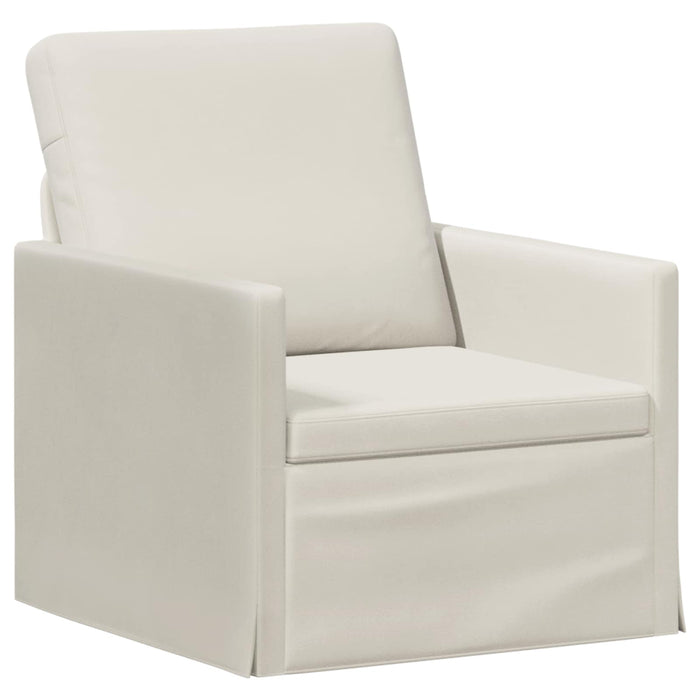 Set de canapea 2 pcs Crem Catifea WALTI