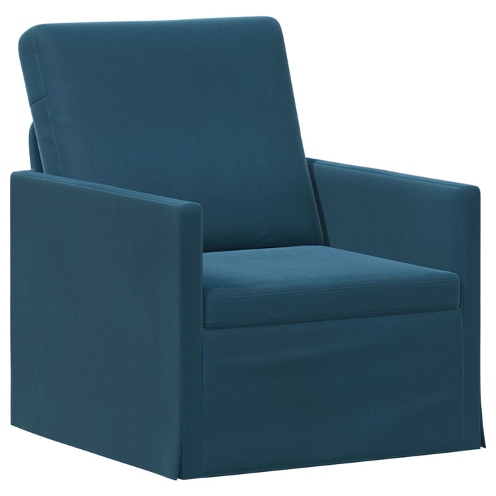 Set de canapea 2 pcs albastru Catifea WALTI