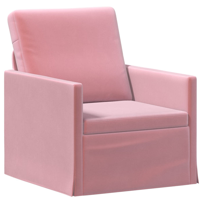 Set de canapea 2 pcs Roz Catifea WALTI