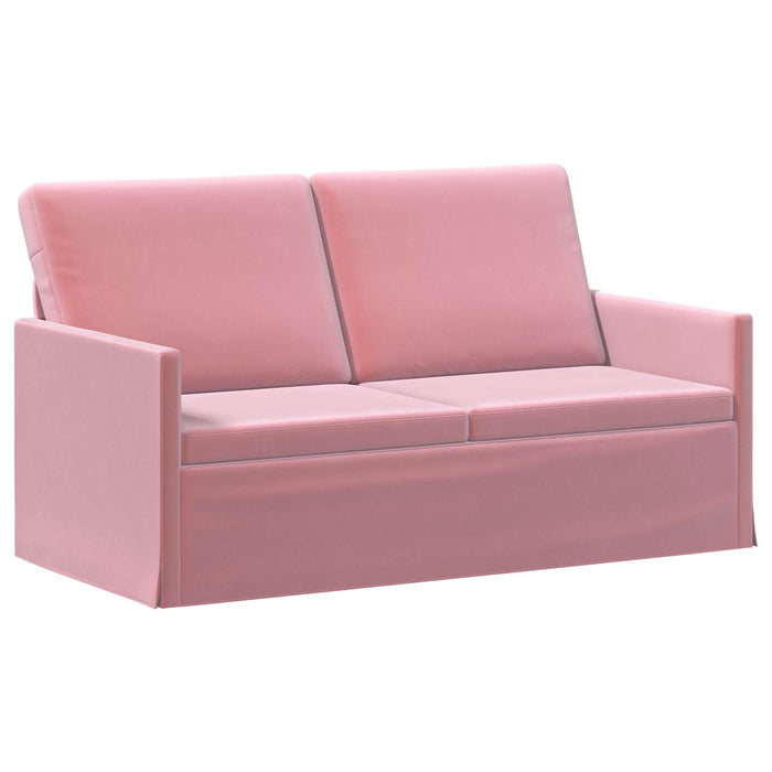 Set de canapea 2 pcs Roz Catifea WALTI