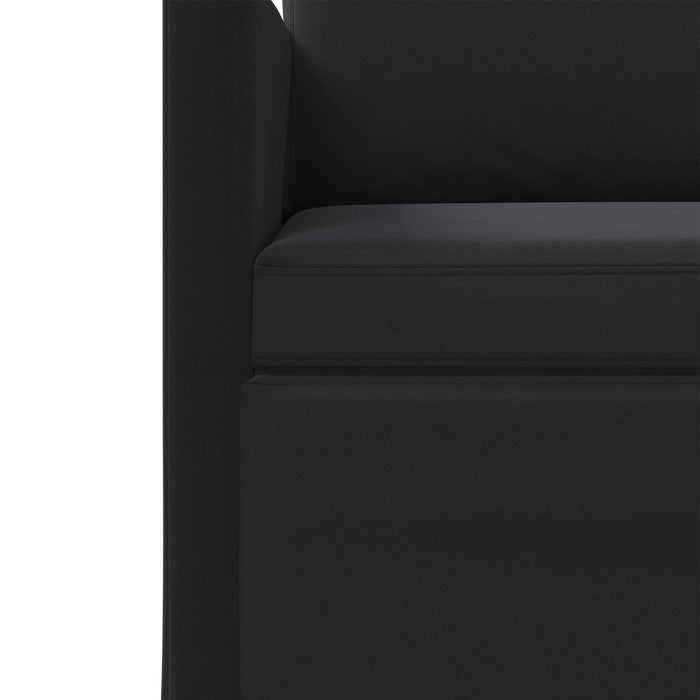 Set de canapea 2 pcs Negru Catifea WALTI