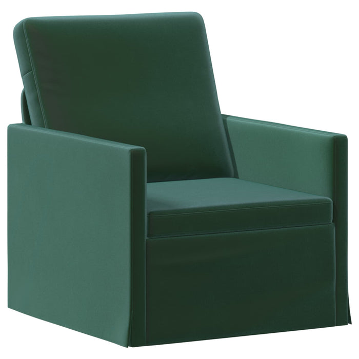 Set de canapea 2 pcs Verde închis Catifea WALTI