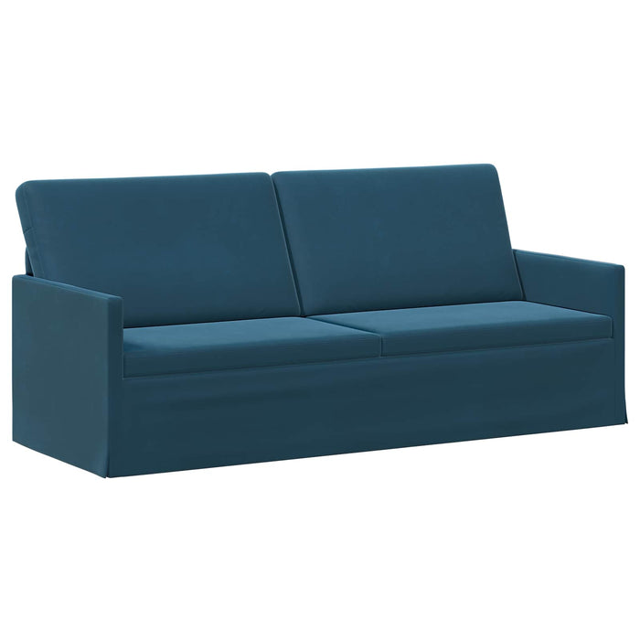 Set de canapea 2 pcs albastru Catifea WALTI