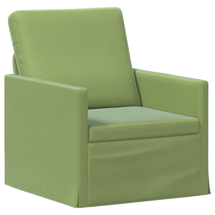 Set de canapea 2 pcs Verde deschis Catifea WALTI