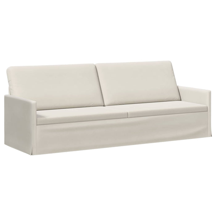 Set de canapea 2 pcs Crem Catifea WALTI