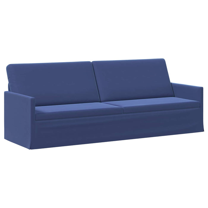 Set de canapea 2 pcs Albastru Poliție Catifea WALTI