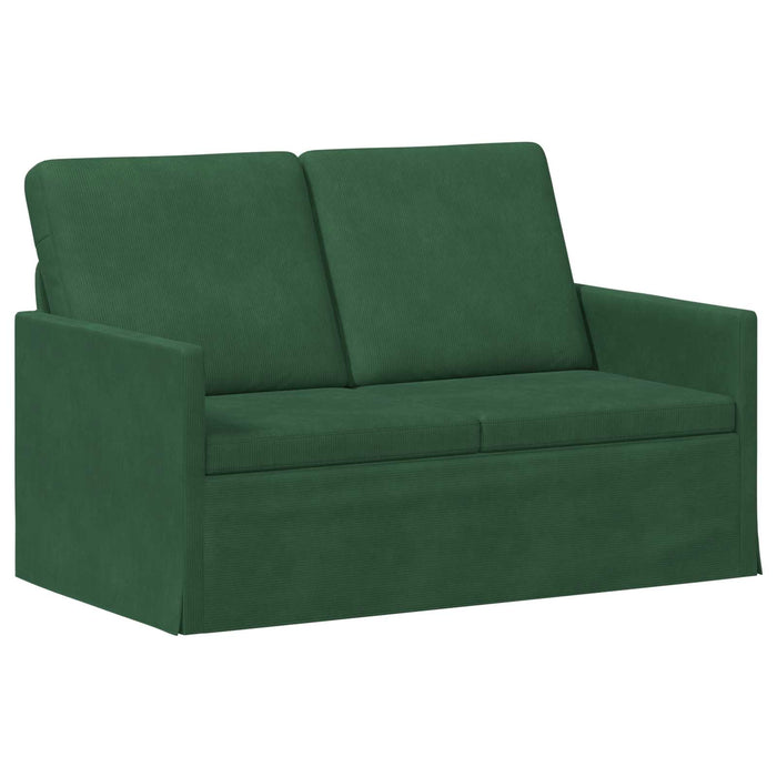 Set de canapea 2 pcs Verde Junglă Țesătură din corduroy WALTI