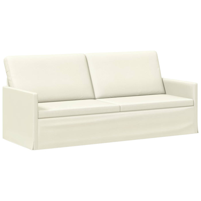 Set de canapea 2 pcs Crem Țesătură din corduroy WALTI