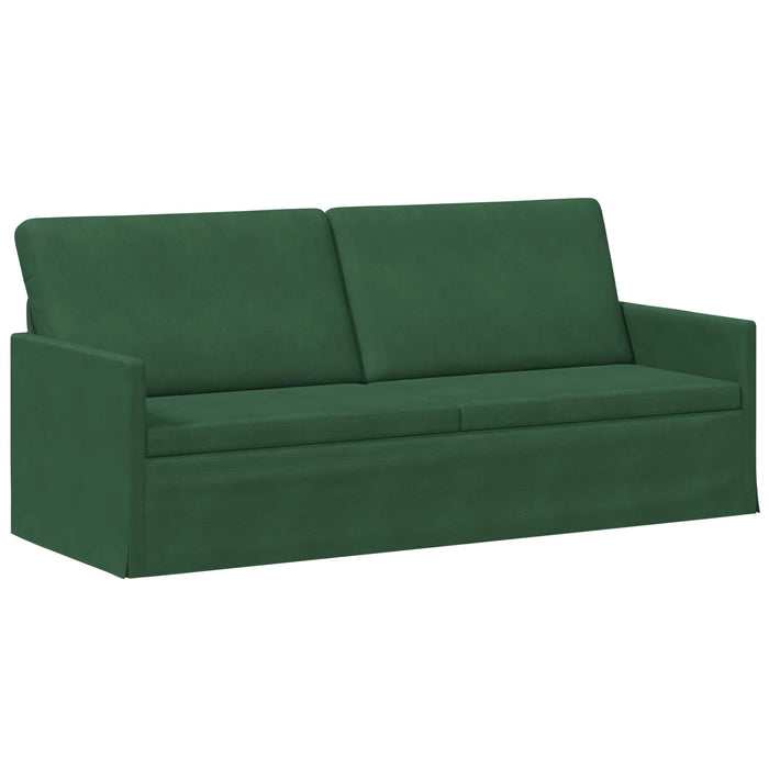 Set de canapea 2 pcs Verde Junglă Țesătură din corduroy WALTI