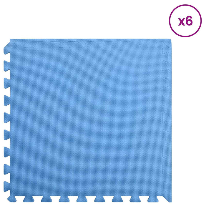 Covor de bazin pentru piscină 6 pcs albastru 2,16 ㎡ Spumă EVA - WALTI WALTI