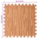 Mats de exerciții puzzle 12 pcs Maro 4,32 ㎡ Spumă EVA - WALTI WALTI