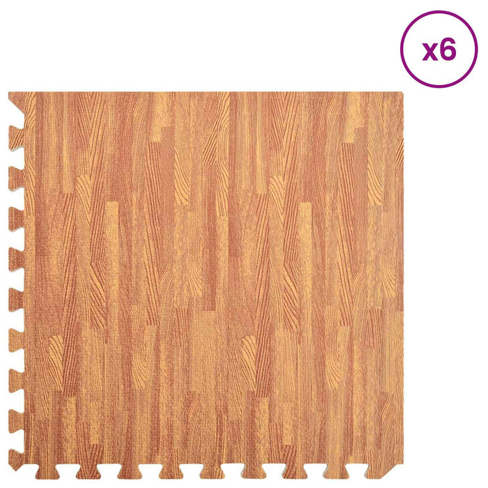 Mats de exerciții puzzle 12 pcs Maro 4,32 ㎡ Spumă EVA - WALTI WALTI