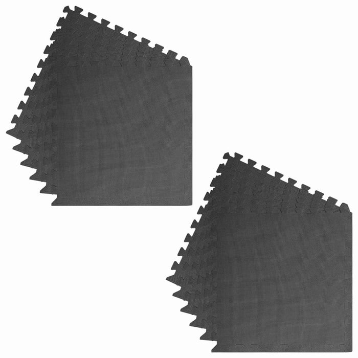 Mats de exerciții puzzle 12 pcs Negru 4,32 ㎡ Spumă EVA - WALTI WALTI