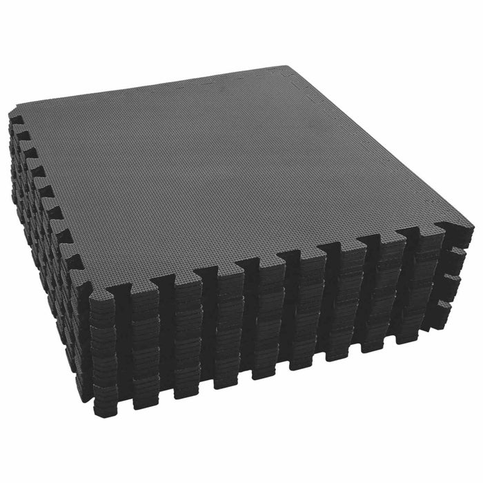Mats de exerciții puzzle 24 pcs Negru 8,64 ㎡ Spumă EVA - WALTI WALTI