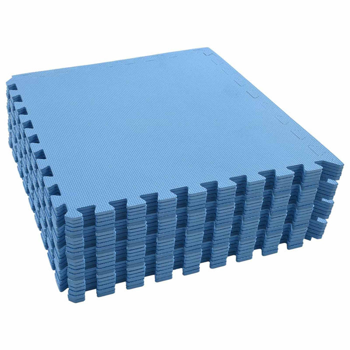 Mats de exerciții puzzle 24 pcs albastru 8,64 ㎡ Spumă EVA - WALTI WALTI