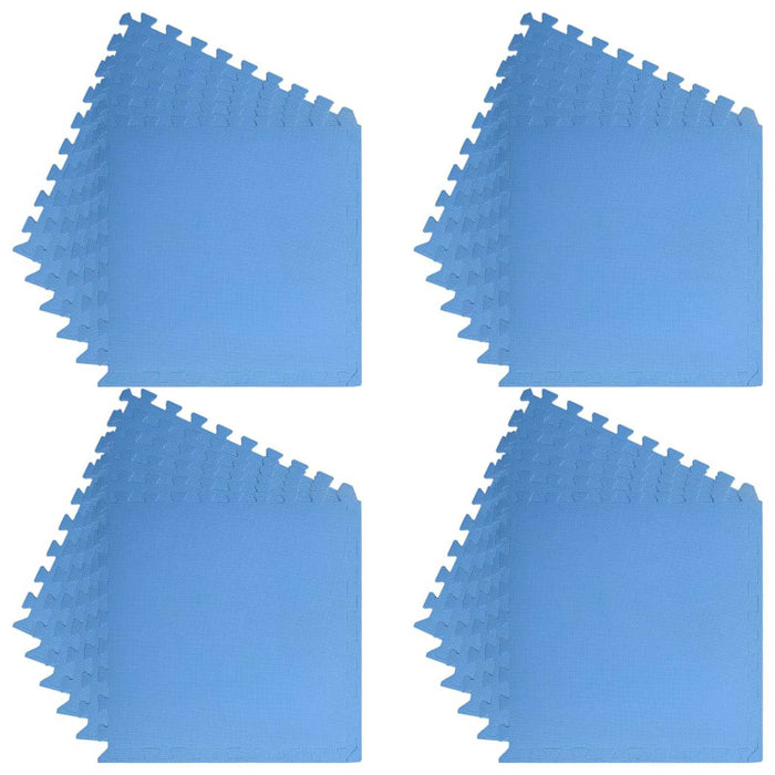 Mats de exerciții puzzle 24 pcs albastru 8,64 ㎡ Spumă EVA - WALTI WALTI