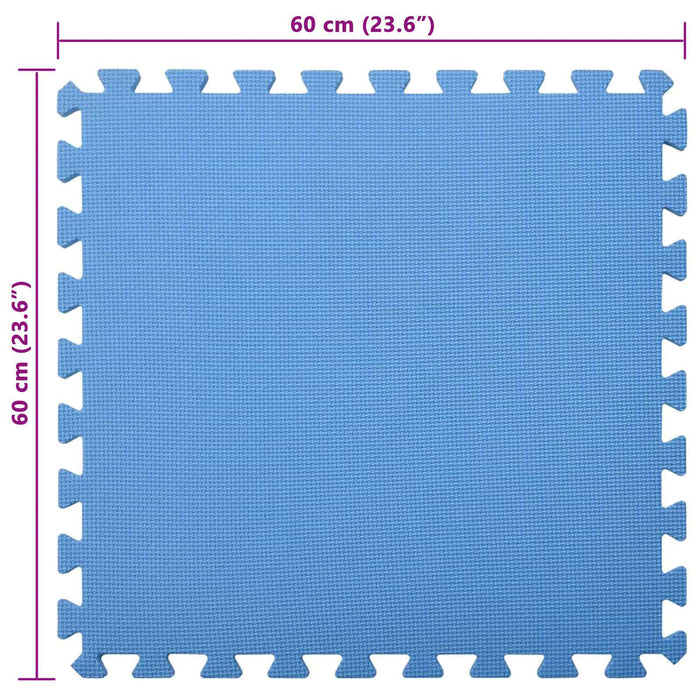Mats de exerciții puzzle 24 pcs albastru 8,64 ㎡ Spumă EVA - WALTI WALTI
