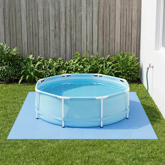 Covor de bazin pentru piscină 50 pcs albastru 18 m² Spumă EVA - WALTI WALTI