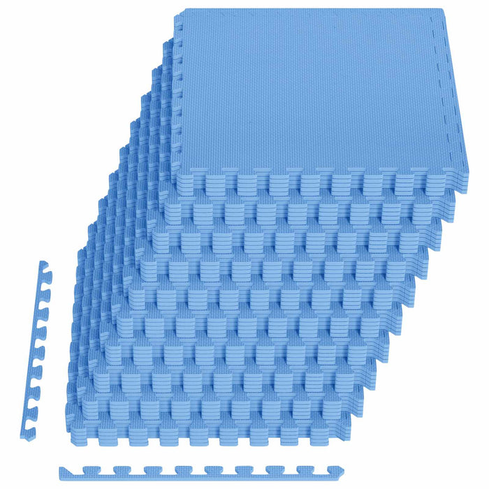 Covor de bazin pentru piscină 50 pcs albastru 18 m² Spumă EVA - WALTI WALTI