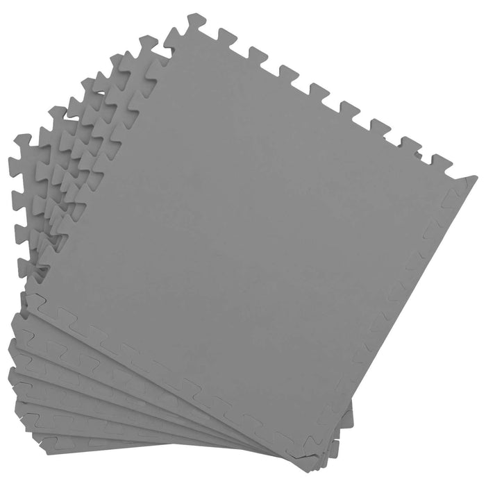 Covor de bazin pentru piscină 12 pcs Gri 4,32 m² Spumă EVA - WALTI WALTI