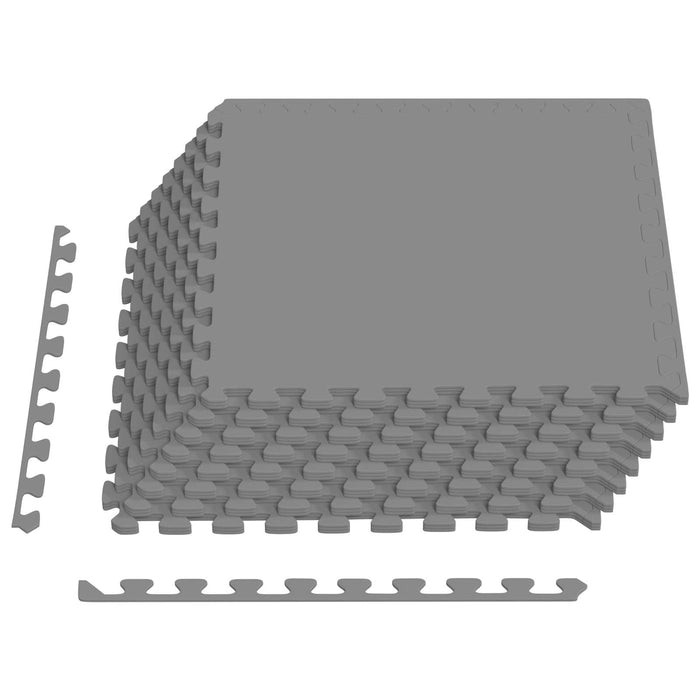 Covor de bazin pentru piscină 24 pcs Gri 8,64 m² Spumă EVA - WALTI WALTI