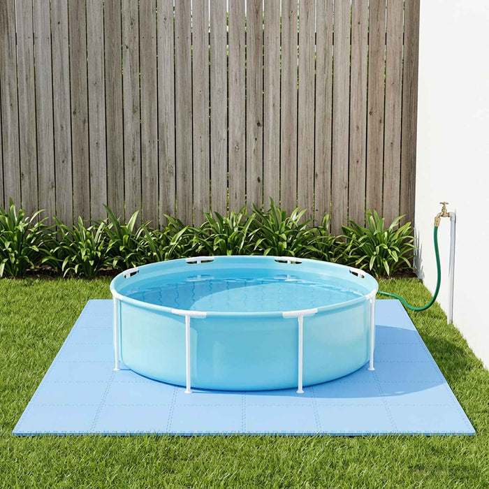Covor de bazin pentru piscină 40 pcs albastru 14,4 m² Spumă EVA - WALTI WALTI