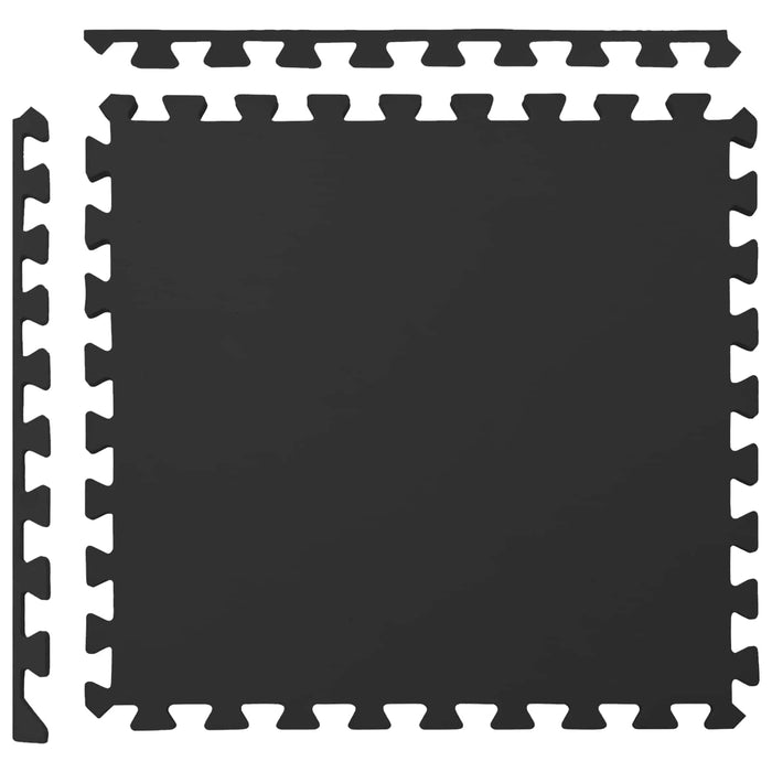 Covor de bazin pentru piscină 50 pcs Negru 18 m² Spumă EVA - WALTI WALTI
