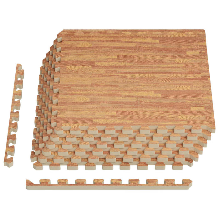 Covor de bazin pentru piscină 6 pcs lemn 2,16 m² Spumă EVA - WALTI WALTI