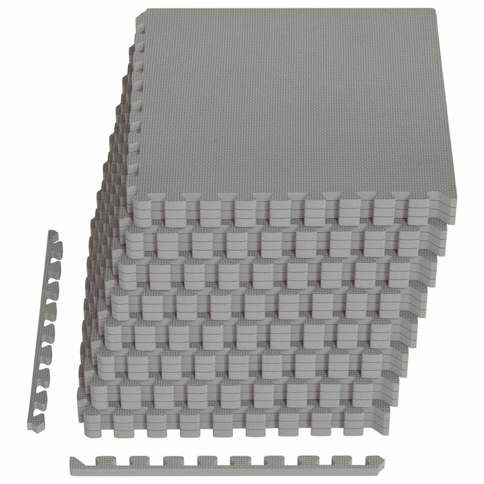 Covor de bazin pentru piscină 24 pcs Gri 8,64 m² Spumă EVA - WALTI WALTI