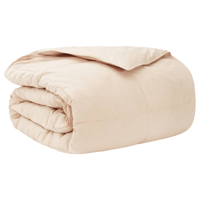 Set de Pături 2 buc. 155 x 220 cm 250 gsm Kapok natural Bej WALTI