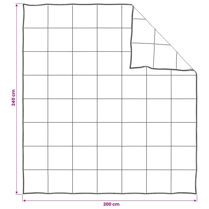 Set de pilote de iarnă 3 buc. Alb Fibră de bambus WALTI