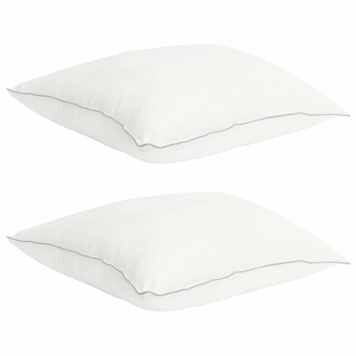 Set de Pături cu pernă 2 pcs Alb Fibră de bambus WALTI