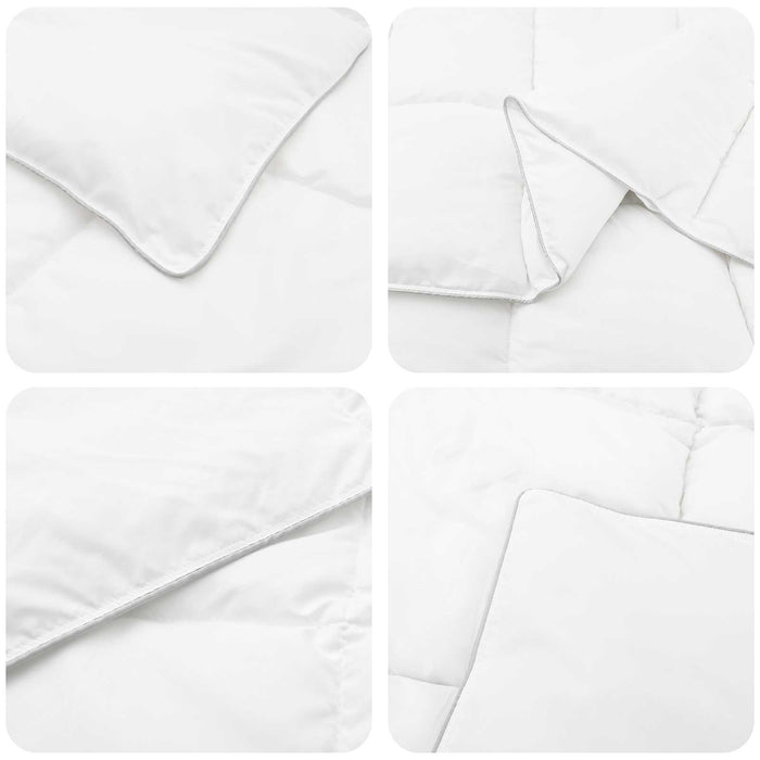 Set Pernă și Cuvertură 3 buc. 200 x 200 cm Iarnă 1320 g/buc Alb WALTI