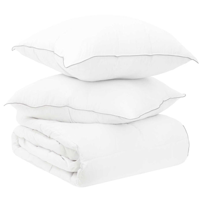 Set Pernă și Cuvertură 3 buc. 260 x 240 cm Iarnă 1800 g/buc Alb WALTI