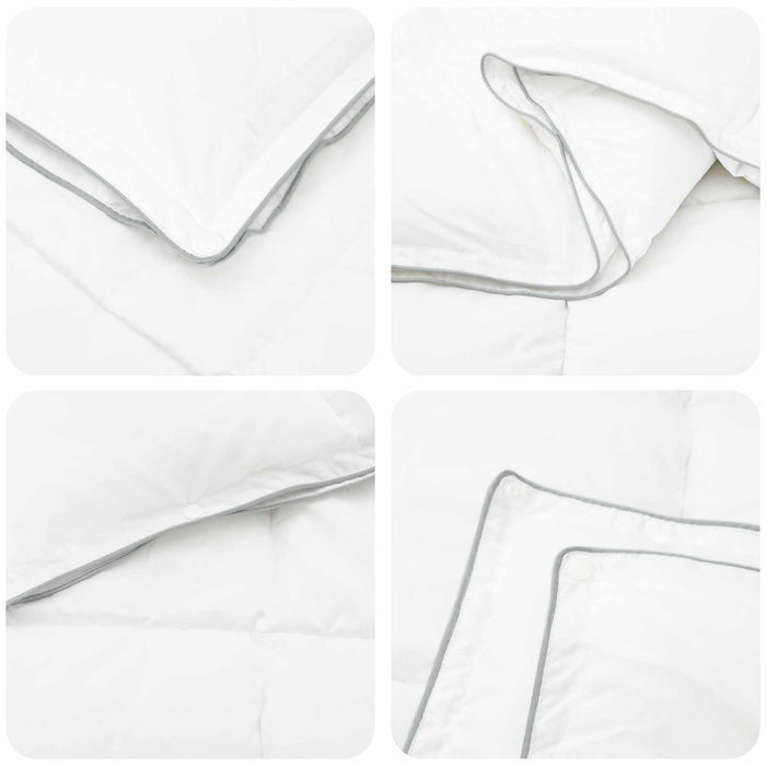 Set de Pături 3 buc. 155 x 220 cm Toate sezoanele Bambus Alb WALTI