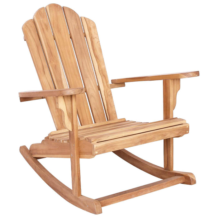 Scaun de balansoar Adirondack pentru grădină natural WALTI